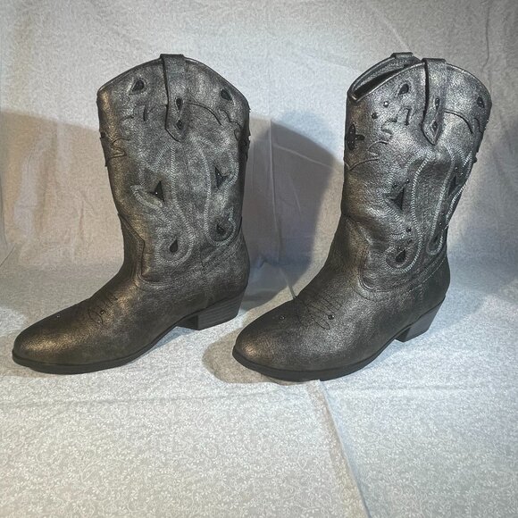 Jessica Simpson Western Boots "Starlet" in Pewter, size 2 (4 US) (334) - Picture 1 of 5